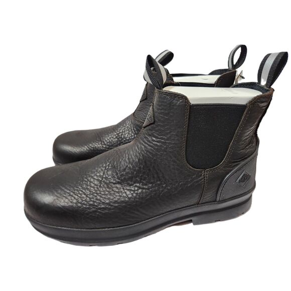 Muck Boot Chelsea – Men’s Size 13, Composite Toe, Brown Work Boots - Picture 1 of 12